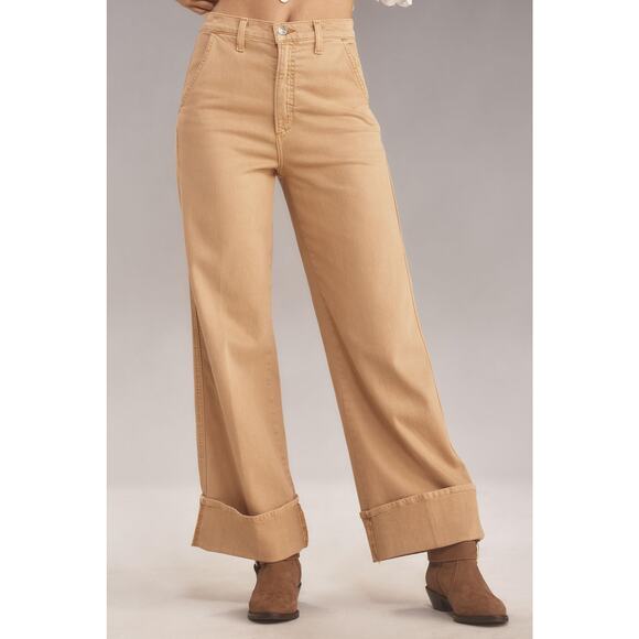 NWT Joe's Jeans Cuffed High-Rise Wide-Leg Jeans - 26 waist - Picture 2 of 5